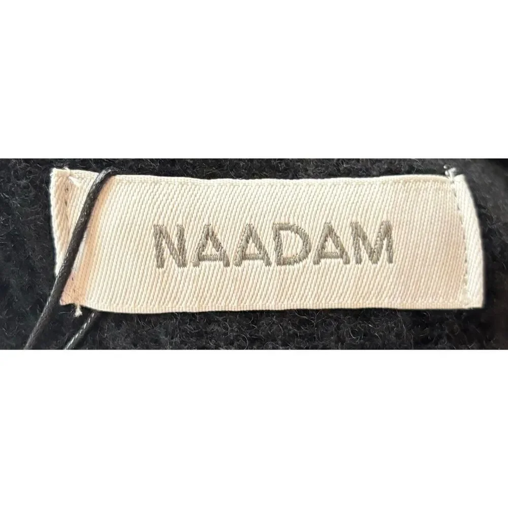 Naadam 100% Cashmere Cardigan in Blue & Black NWT Size X-Small